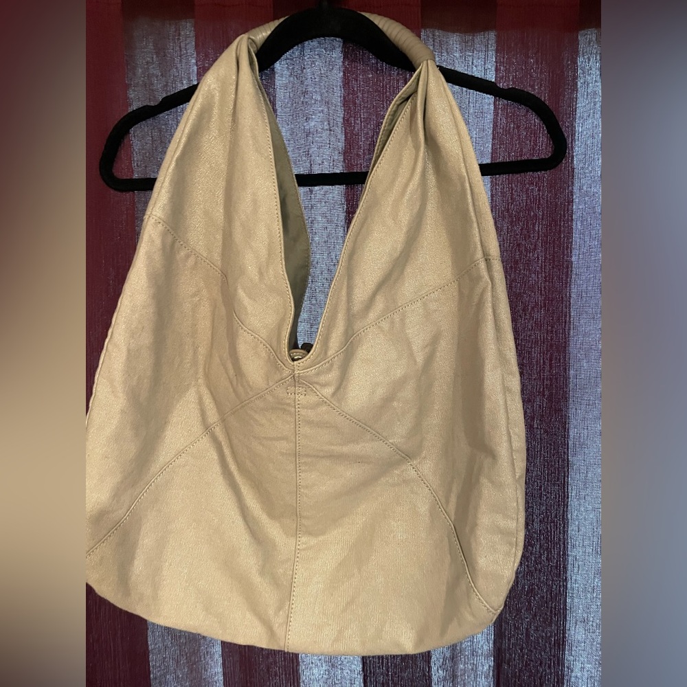 Silver banana republic tote bag